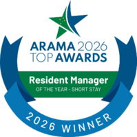 Arama 2026 Top Awards Resident Manager Winner badge
